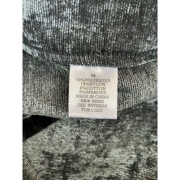 Altar'd State High Waist Flare Pull On Pants Metallic Teal Crushed Corduroy Sz M - Picture 6 of 6